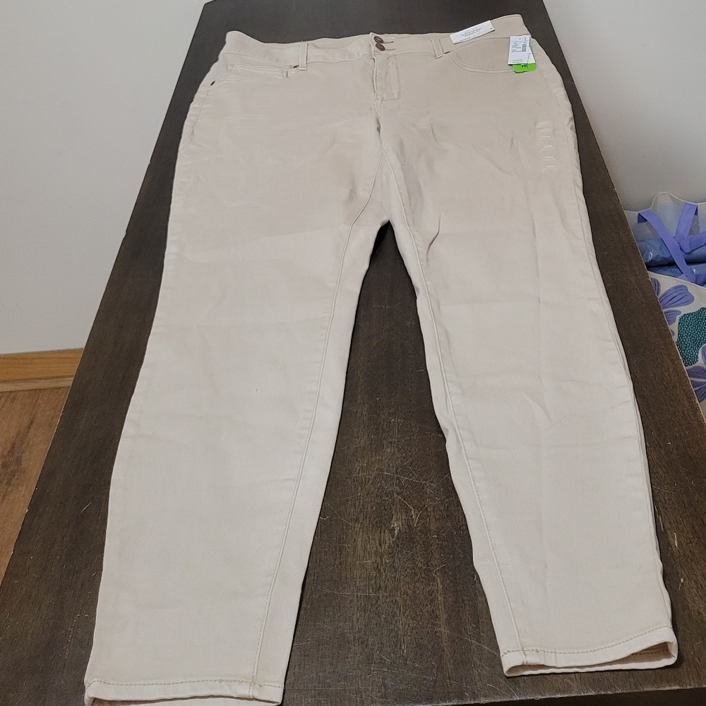 Plus Size m jeans by maurices™ High Rise Double Button Super Skinny Jean 18W